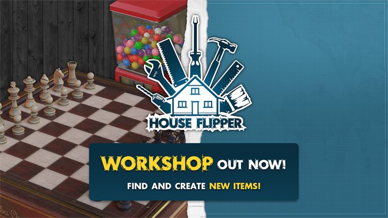 House Flipper - Steam Workshop Key Art | Frozen District