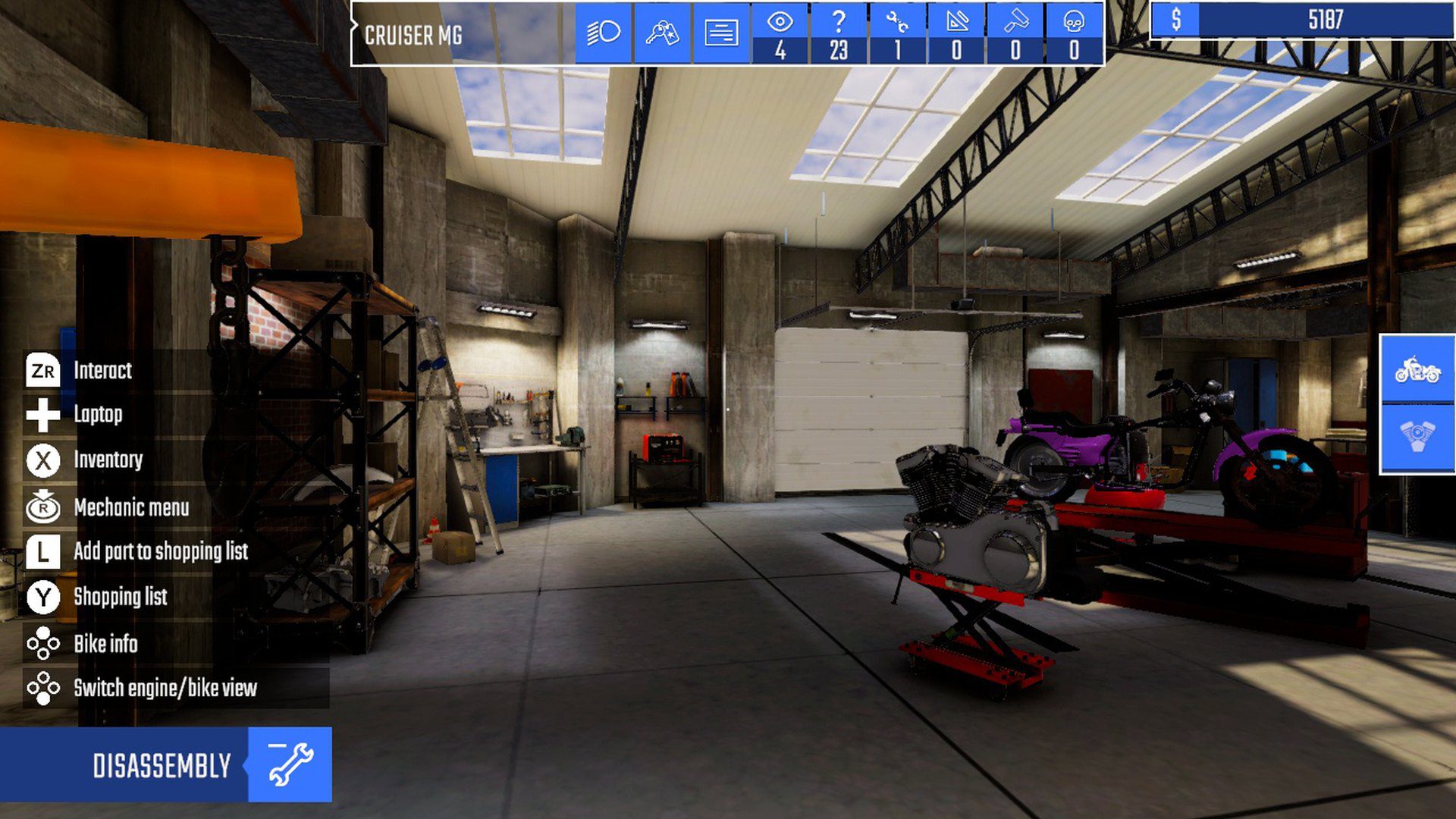 Biker Garage: Mechanic Simulator. Motorbike Garage Mechanic Simulator. Игры гараж механика