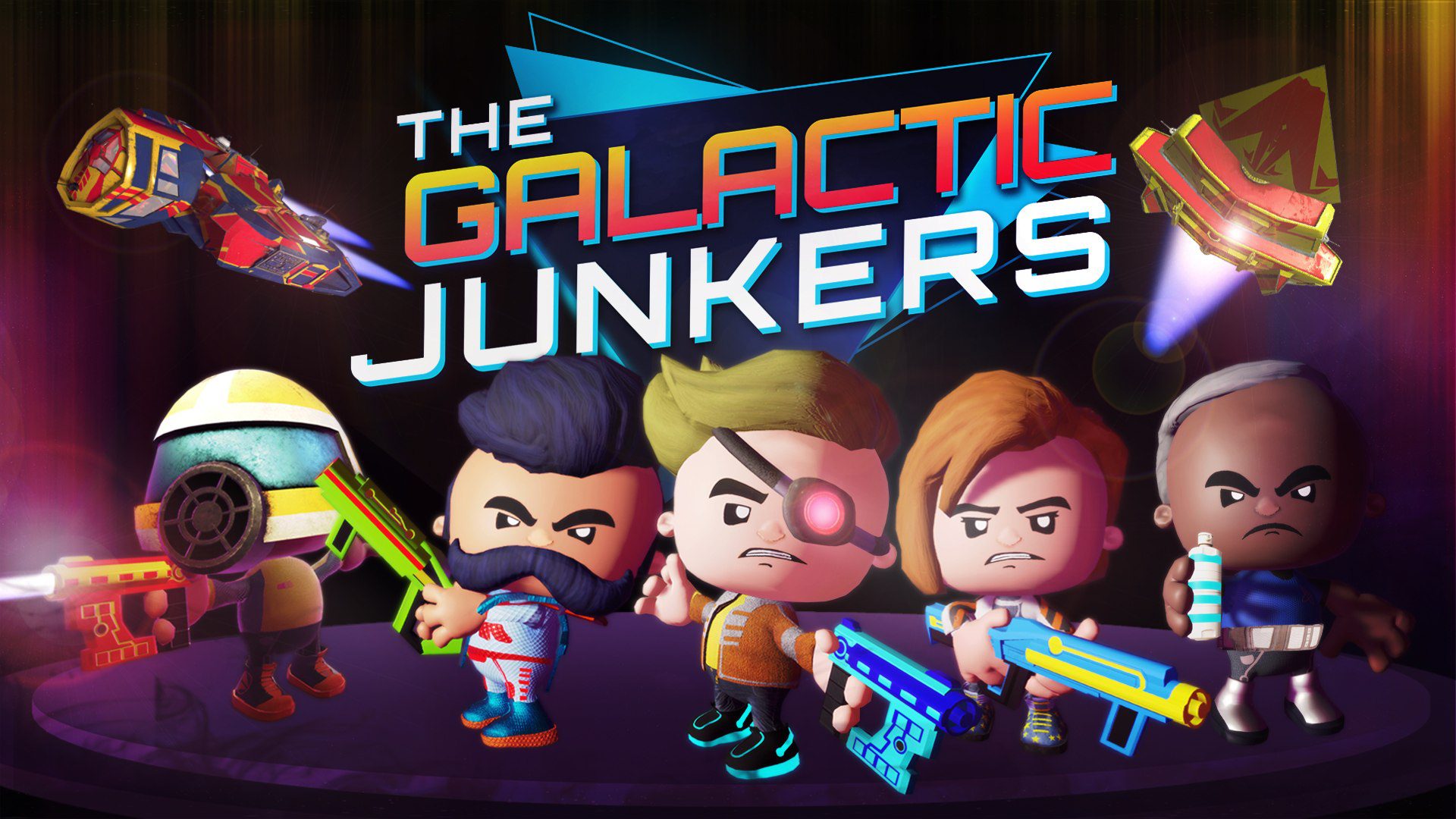 The Galactic Junkers - Key Art | Evil Twin Artworks