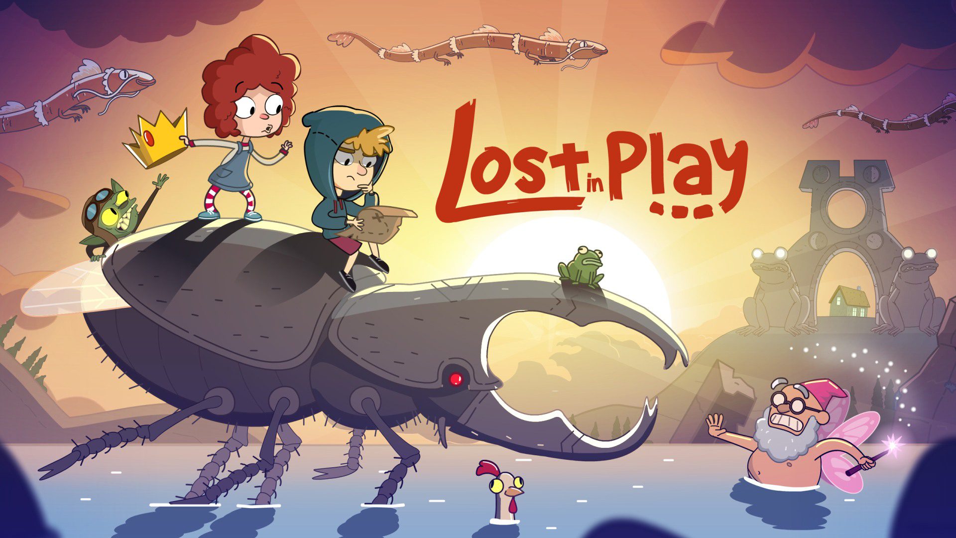 Lost in Play - Key Art | Happy Juice Games, Joystick Ventures