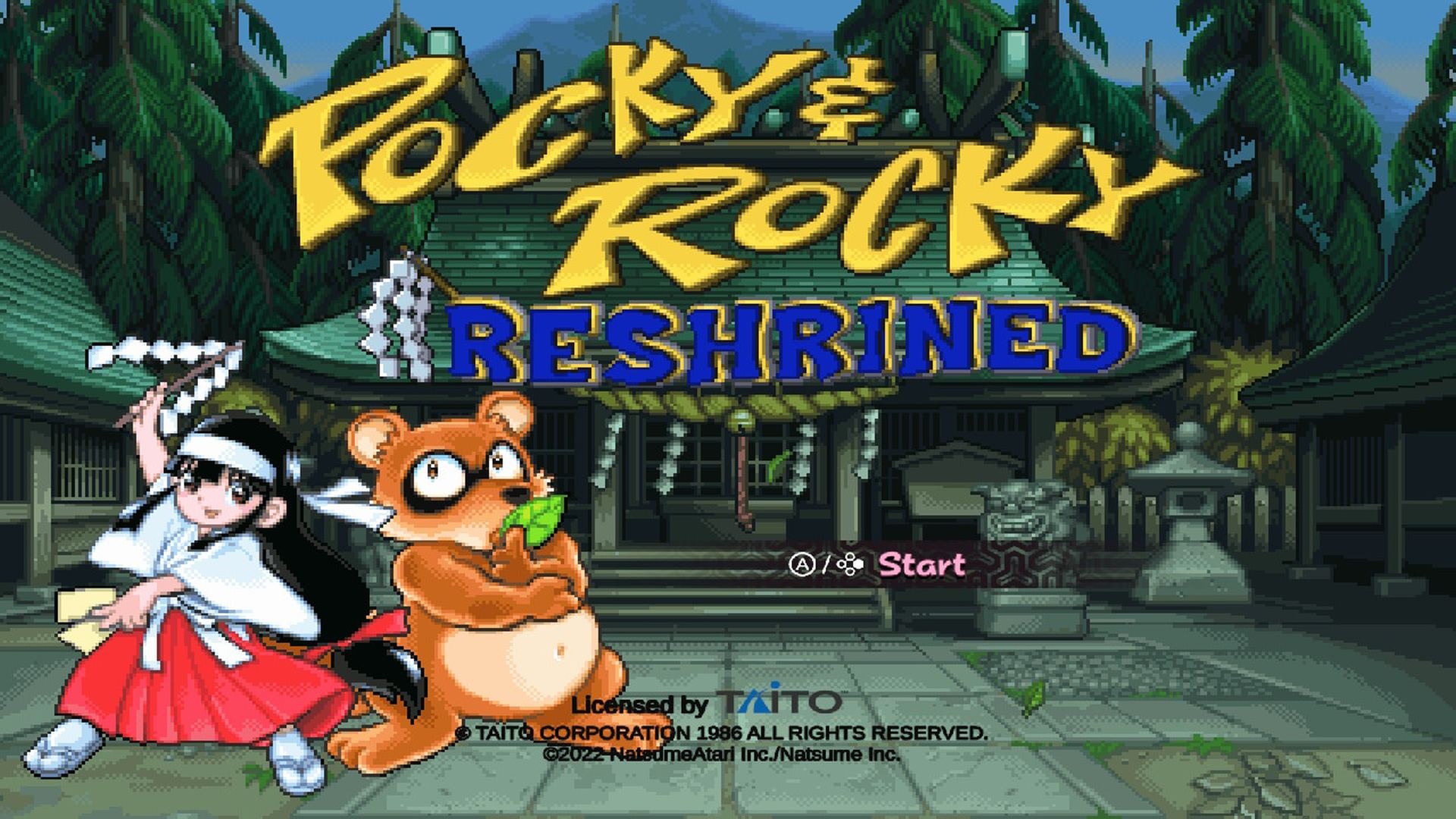 Pocky & Rocky Reshrined | ININ Games, Natsume Inc.