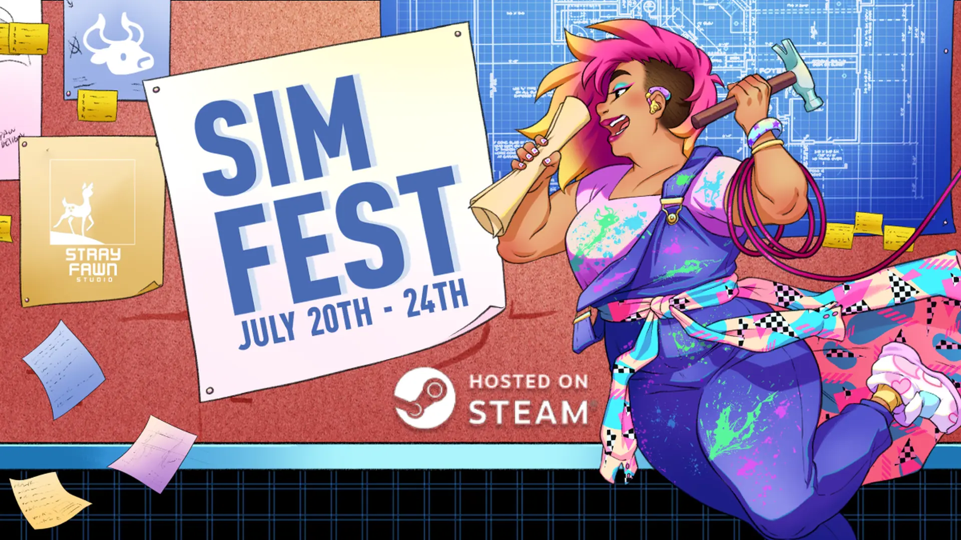 Simfest 2023 on Steam Presented by Auroch Digital and Stray Fawn Studio